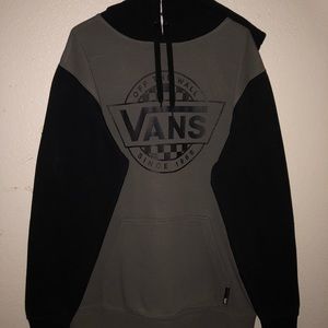 Vans Carol Grey and Black Hoodie